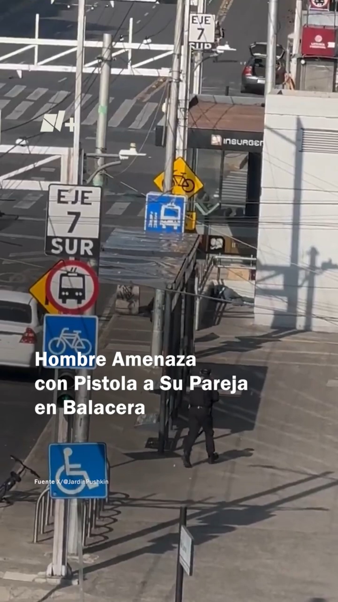 Policías de la CDMX frustran asalto en Insurgentes Sur #nmas #cdmx #shorts