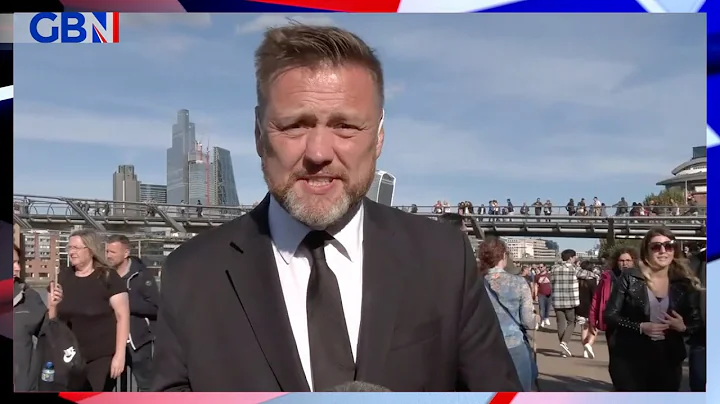 Queen Elizabeth II: Jeff Moody speaks to mourners ...