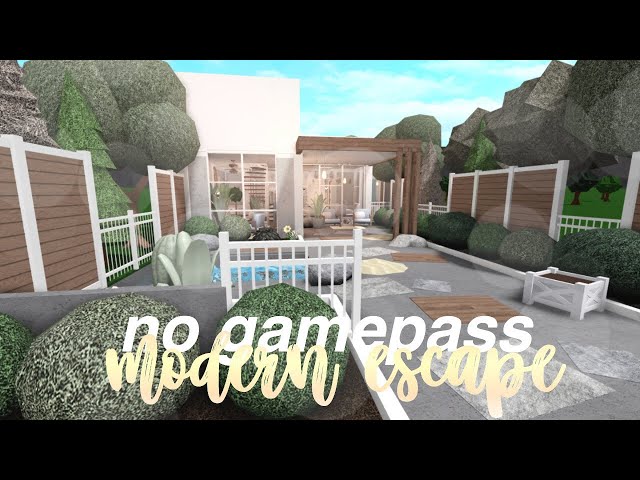 Roblox, Bloxburg: 47k Modern House (No Gamepasses-READ DESCRIPTION), House Build 