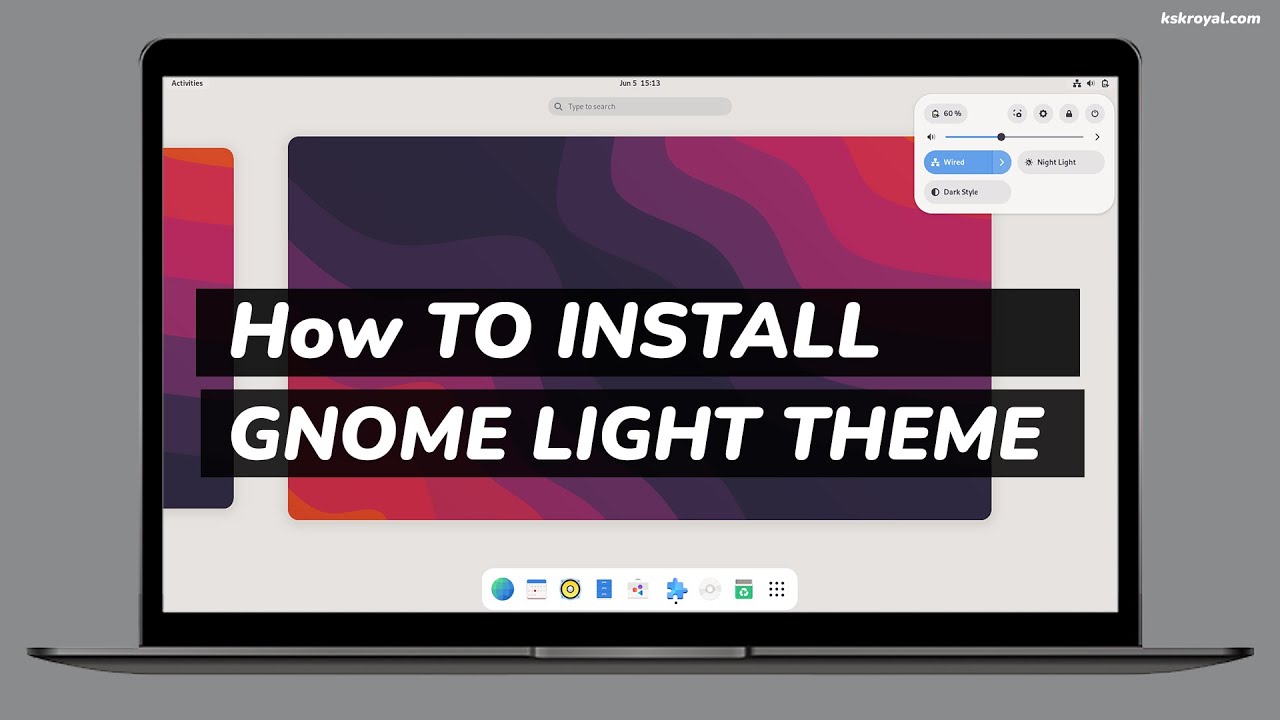 GNOME SHELL Light Theme is Next Level 😍 - YouTube