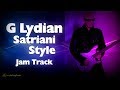 G Lydian Mode Backing Track - Satriani Style Rock 👽