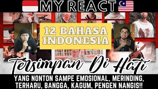 ORANG MALAYSIA KAGUM! react to tersimpan di hati 12 bahasa daerah