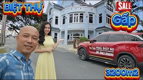 🛑GIÁ SỐC! BIỆT THỰ 3200m2 CÓ 1 KHÔNG 2 GẦN SÔNG SG - 42m x 75m