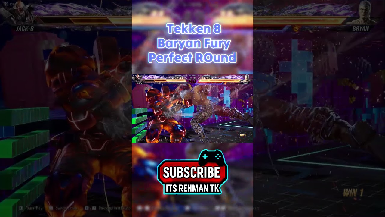 Perfect Round by Bryan Fury 😈 Tekken 8 