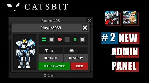 FAQ: How to use the new admin panel? ► Cubic Sandbox, Sandbox 3D by Catsbit Games