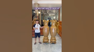 Lộc Bình Gỗ Cẩm Vàng  Hàng Vip 1m7 Đk50 Chọn Vân Không Tỳ Vết | Đồ Gỗ Huy San