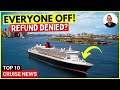 Cruise cancelled after boarding  top 10 cruise news