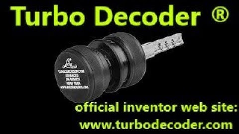 TURBO DECODER HU66 1G. USER MANUAL VAG GROUP LOCKS