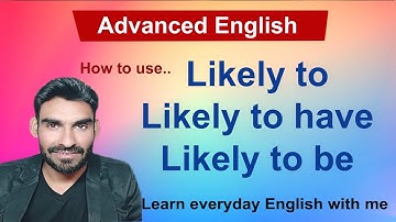 How To Use Likely To Be In English | Like to Use In English #learnenglish #englishgrammar