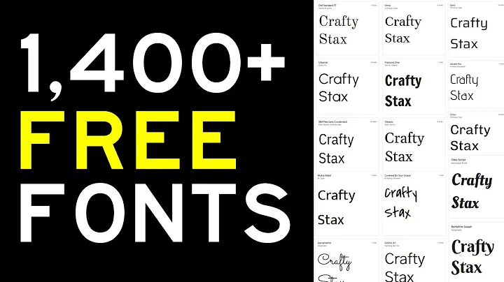 Unlock Your Creativity with FREE Commercial Use Fonts Bundle