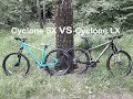 GS | Сравнение велосипедов: Cyclone LX vs Cyclone SX . Какой вес велосипедов Cyclone?