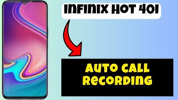 auto call recording infinix Hot 40i || How to apply auto call recording option || Auto call settings
