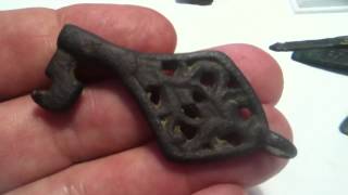 A RARE SAXON KEY FOUND METAL DETECTING IN WILTSHIRE