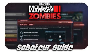 Saboteur Guide (Call of Duty: Modern Warfare III)