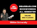 MBA BOOKS/NOTES SU|Sikkim University|EASY LANGUAGE|BBA NOTES/BOOKS|BCOM NOTES/BOOKS|