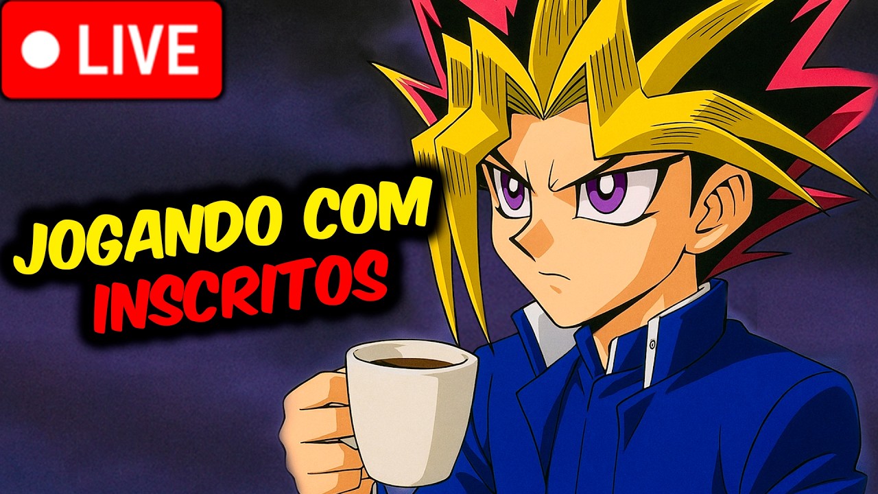 YU-GI-OH no CAFÉ DA MANHA com INSCRITOS