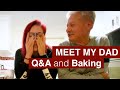 MEET MY DAD | Q&A and BAKING | SHARNA BURGESS