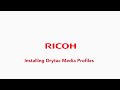 Installing Drytac Profiles - Ricoh