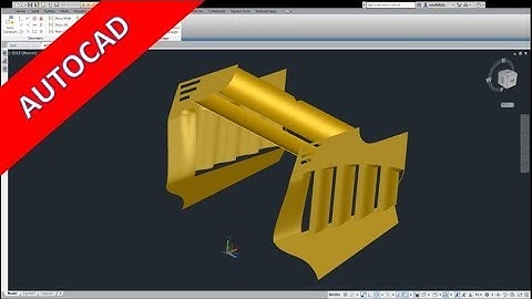 F1 Rear - Wing Part 1 - Autocad 2019 Training - Surfaces