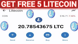 Get Free 5 Litecoin Instend Withdrowl || Without Investment Crypto Earning website