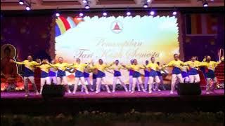 Chu Chu Ni Wo Yi Jia Hao (Team Cahaya Rembulan) dlm acara Dharmasanti Waisak Kaltim 2567 BE / 2023