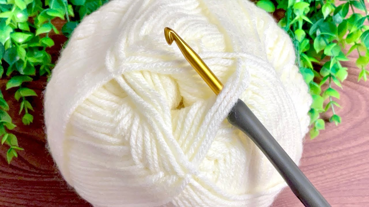 1 РЯД! БЕЗУМНО ПРОСТО! Этот красивый узор крючком МЕНЯЕТ ПРАВИЛА ИГРЫ! Легкая Вязка крючком