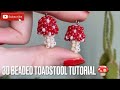 3D Beaded Toadstool Tutorial