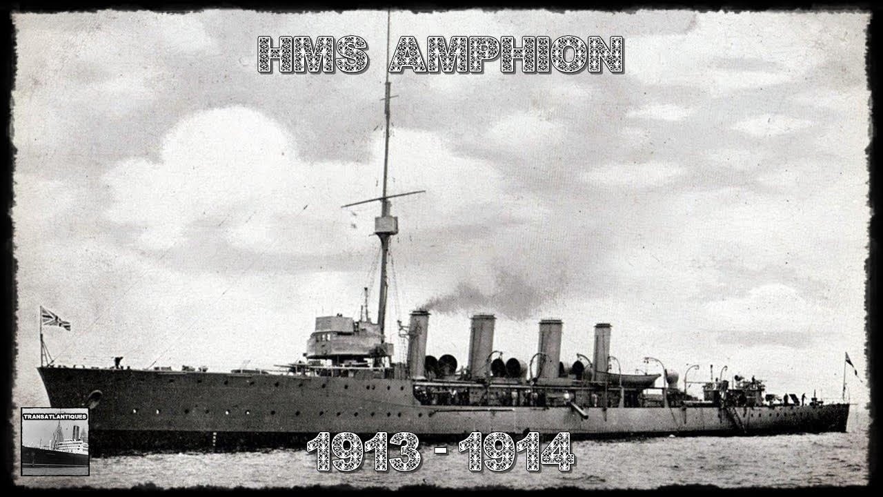 HMS AMPHION - CONSTRUÇÃO AO NAUFRÁGIO