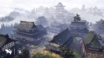 Feudal Japanese Castle Showcase  | Unreal Engine | Game-Ready Assets