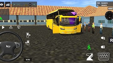 Indonesia Coach bus driving | Euro bus simulator 2025 Android gameplay #157