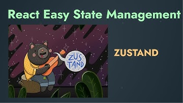 React easy state management Zustand