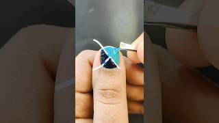 easy nail art design in 20 second#viralshorts #shorts#diynails#easynailart#amruthadwi #nailart