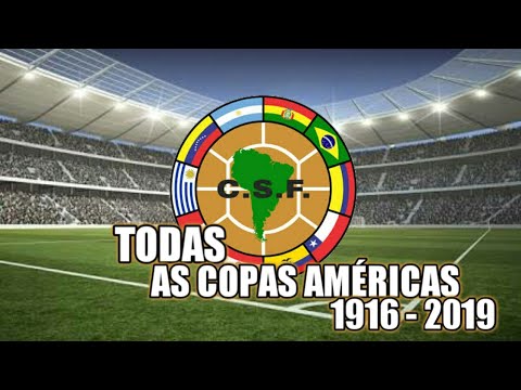 TODAS AS SEDES DA COPA AMÉRICA 1916-2019