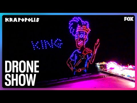 Krapopolis Drone Show at the Santa Monica Pier | Krapopolis