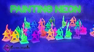 Painting fluorescent & neon miniatures for warhammer