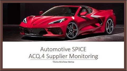 ASPICE ACQ 4 Supplier Monitoring