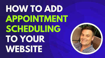 How To Add Online APPOINTMENT SCHEDULING To Website