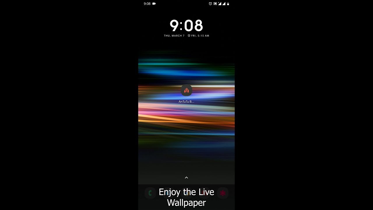 Live Wallpaper Of Sony Xperia 10 10 And Official Stock Wallpapers Youtube