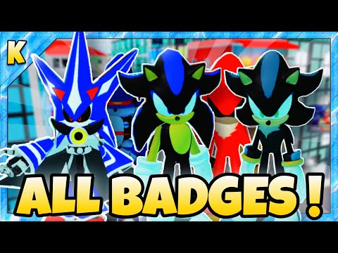 HOW TO GET ALL 10 BADGES in Sonic Universe RP | Roblox