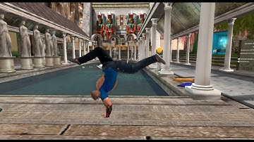 Explosive animation - Back Hand Stand | #3d  #animation  for @secondlife