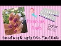 EASIEST WAY TO APPLY COLOR STREET NAIL STRIPS// HOW TO APPLY COLOR STREET OVERLAYS// MERMAID NAILS