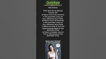 Data Science What does the npalltrue function do