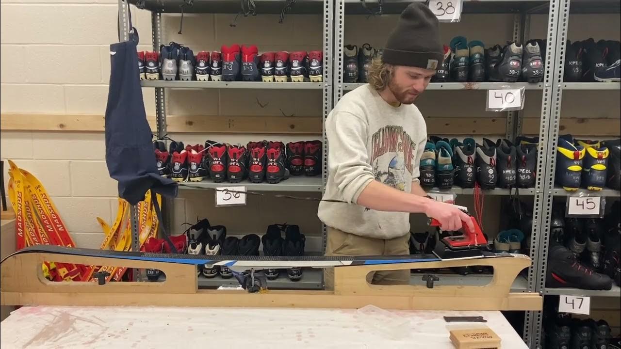 Waxing and Scraping CrossCountry Skis YouTube