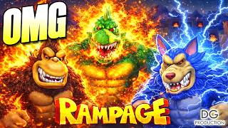 🚨NEW🚨RAMPAGE GOT WILD SLOT MACHINE BUILDINGS ON FIRE LAS VEGAS CASINO GAME LIVE PLAY IRL OMG CRAZY
