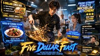 An Insane 5$ Bento Deal Awakens Chef God System! He Rejects Millions for $5 Meal【Five Dollar Feast】