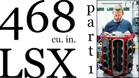 GM LSX Tall Deck 468 cu.in. Part 1