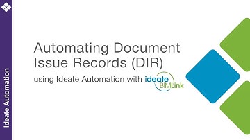 Automating Document Issue Records using Ideate Automation with Ideate BIMLink