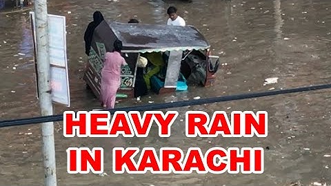 Heavy Rain in Karachi | Current Situation of Nagan Chowrangi