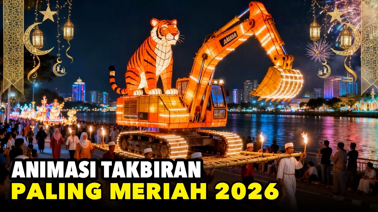 ANIMASI TAKBIRAN TERBARU PALING MERIAH KURIPAN KIDUL PART 2