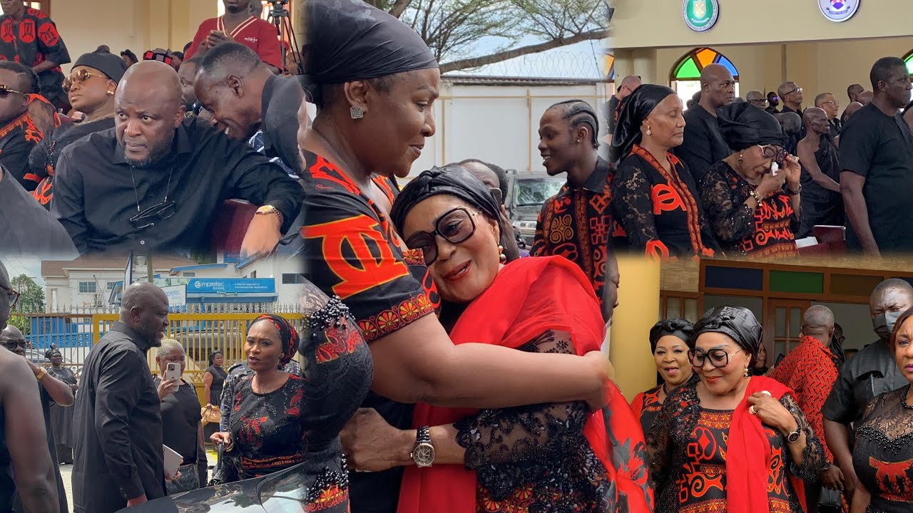 Ibrahim Mahama,HE Lordina Mahama in so much tears as the Mahama family mourns family in-law 😭